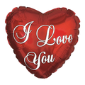 Red "I love You" Script Valentine’s Day Foil Balloon, 18in