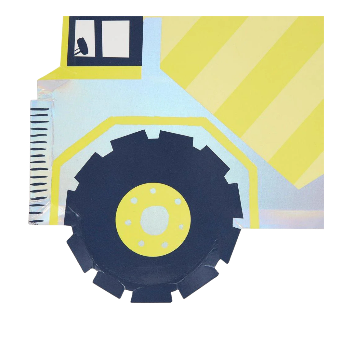 Dump Truck Construction Theme Plate