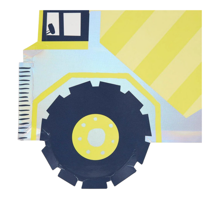 Dump Truck Construction Theme Plate