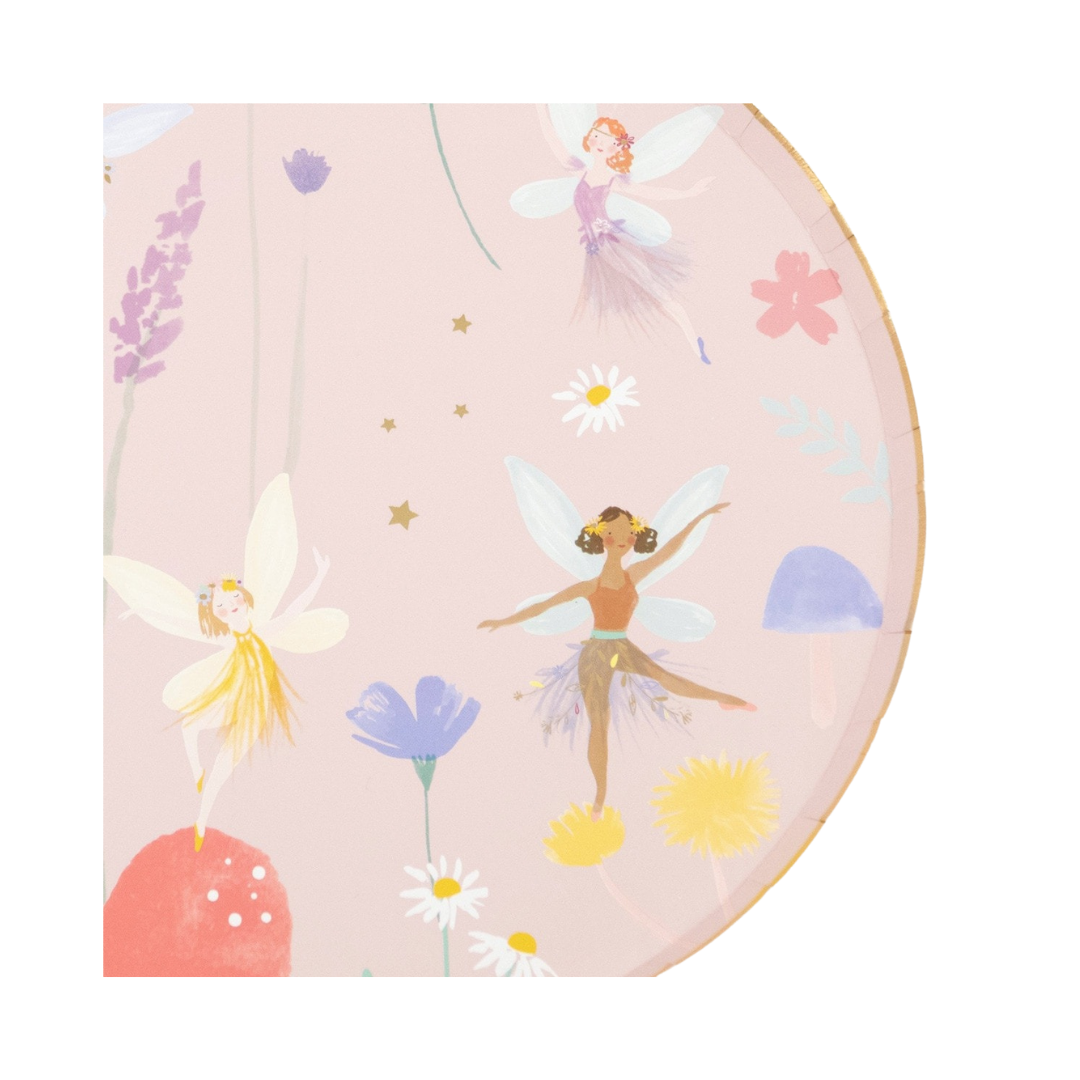 Pink Fairy Dinner Plates