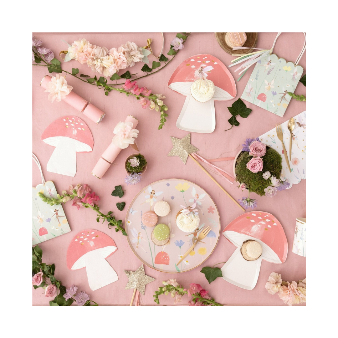 Pink Fairy Dinner Plates