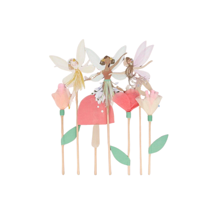 Fairy Cake Toppers - 7 Pcs