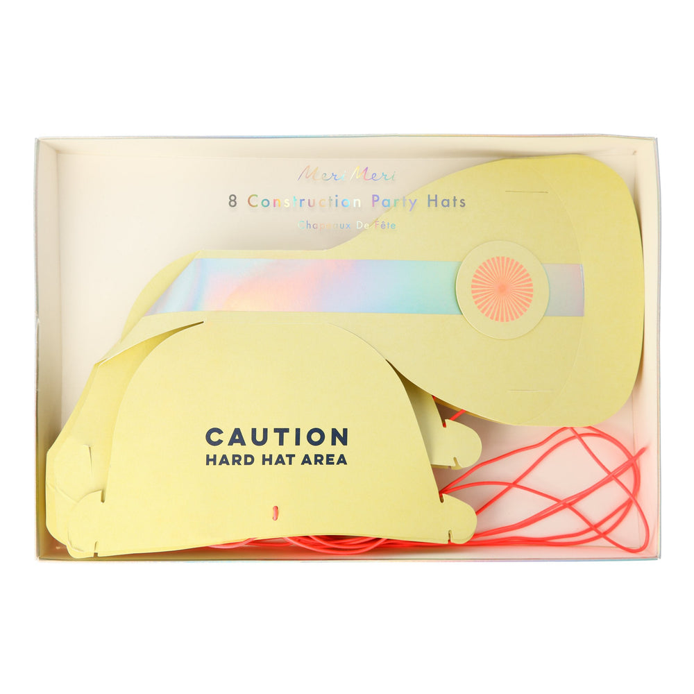 Construction Party Hats - 8pk