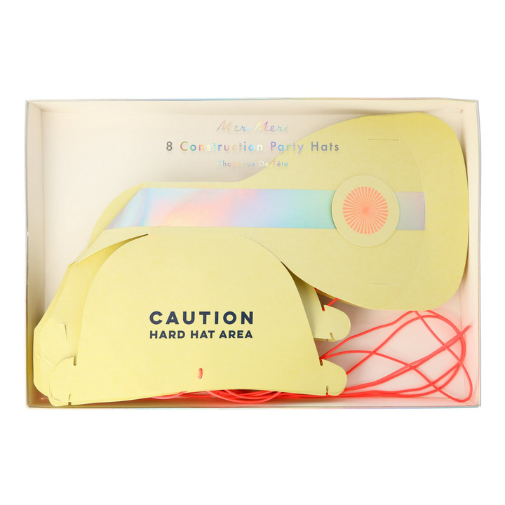 Construction Party Hats - 8pk