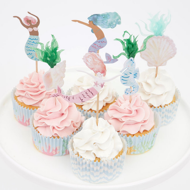 Pastel Mermaid Cupcake Kit