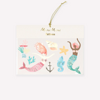 Mermaid Large Temporary Tattoos