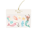 Mermaid Large Temporary Tattoos