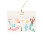 Mermaid Large Temporary Tattoos
