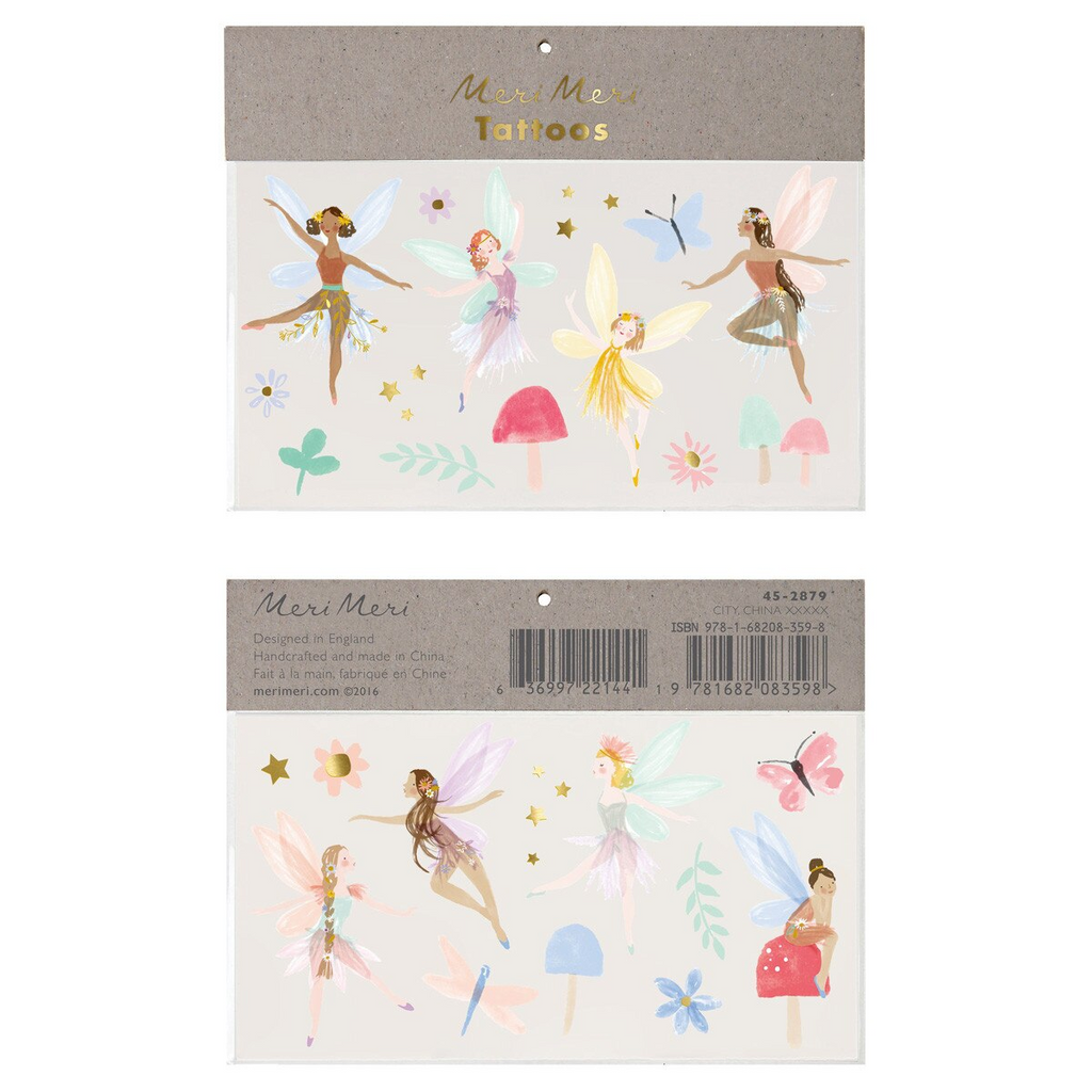 Fairy Large Temporary Tattoos