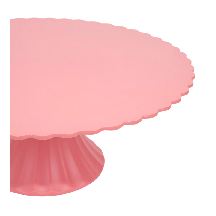 Pink Large Reusable Bamboo Cake Stand