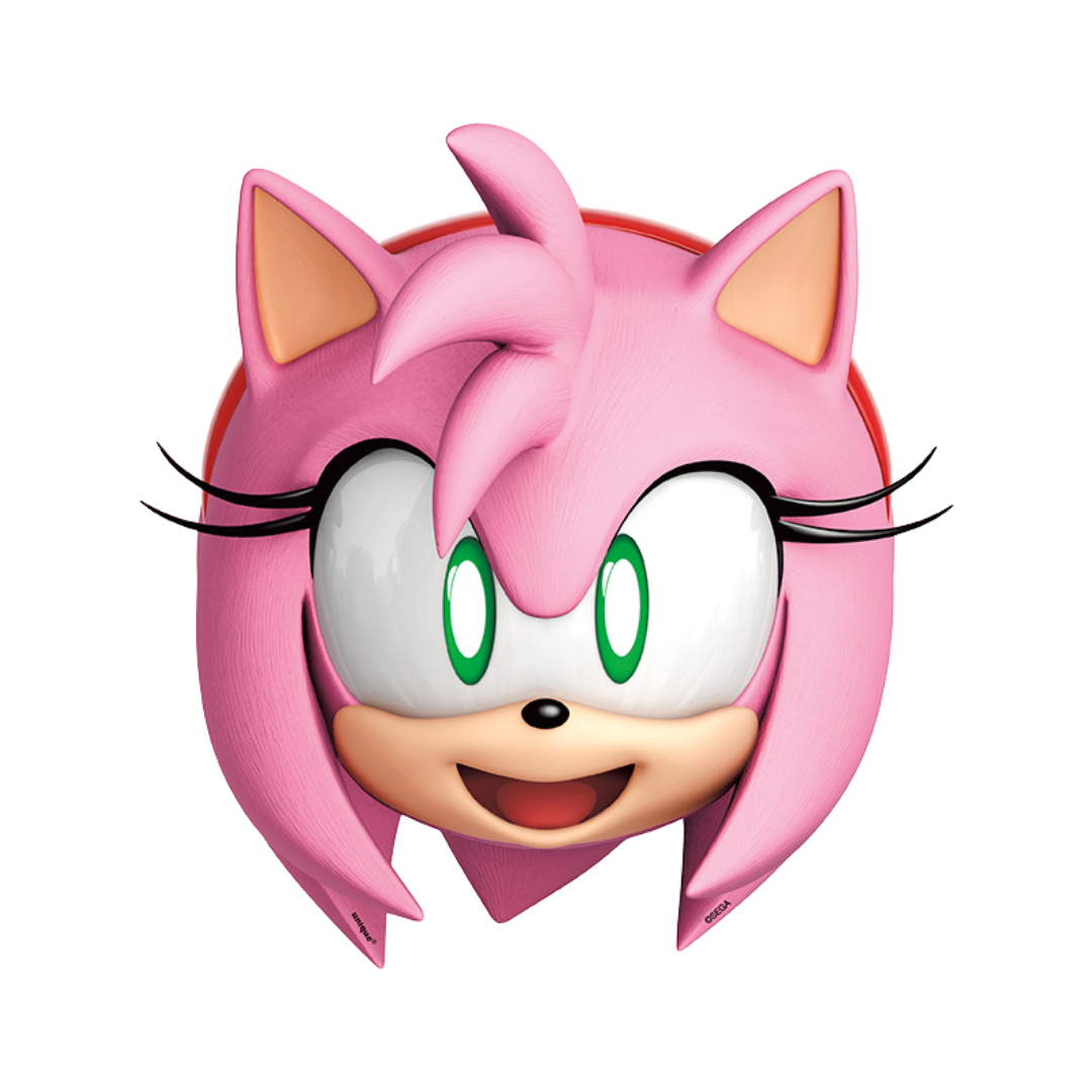 Blue Sonic the Hedgehog Paper Masks