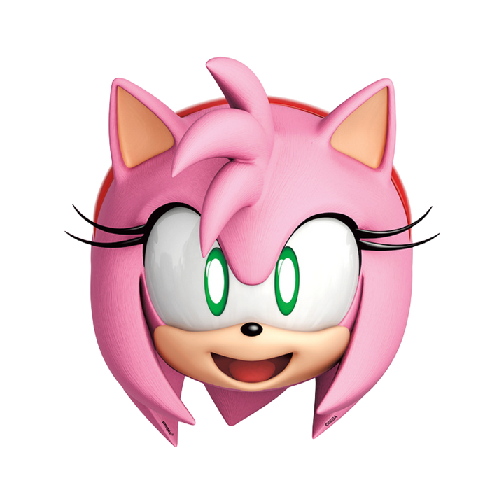 Blue Sonic the Hedgehog Paper Masks