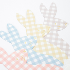 Assorted Gingham Bunny Napkins