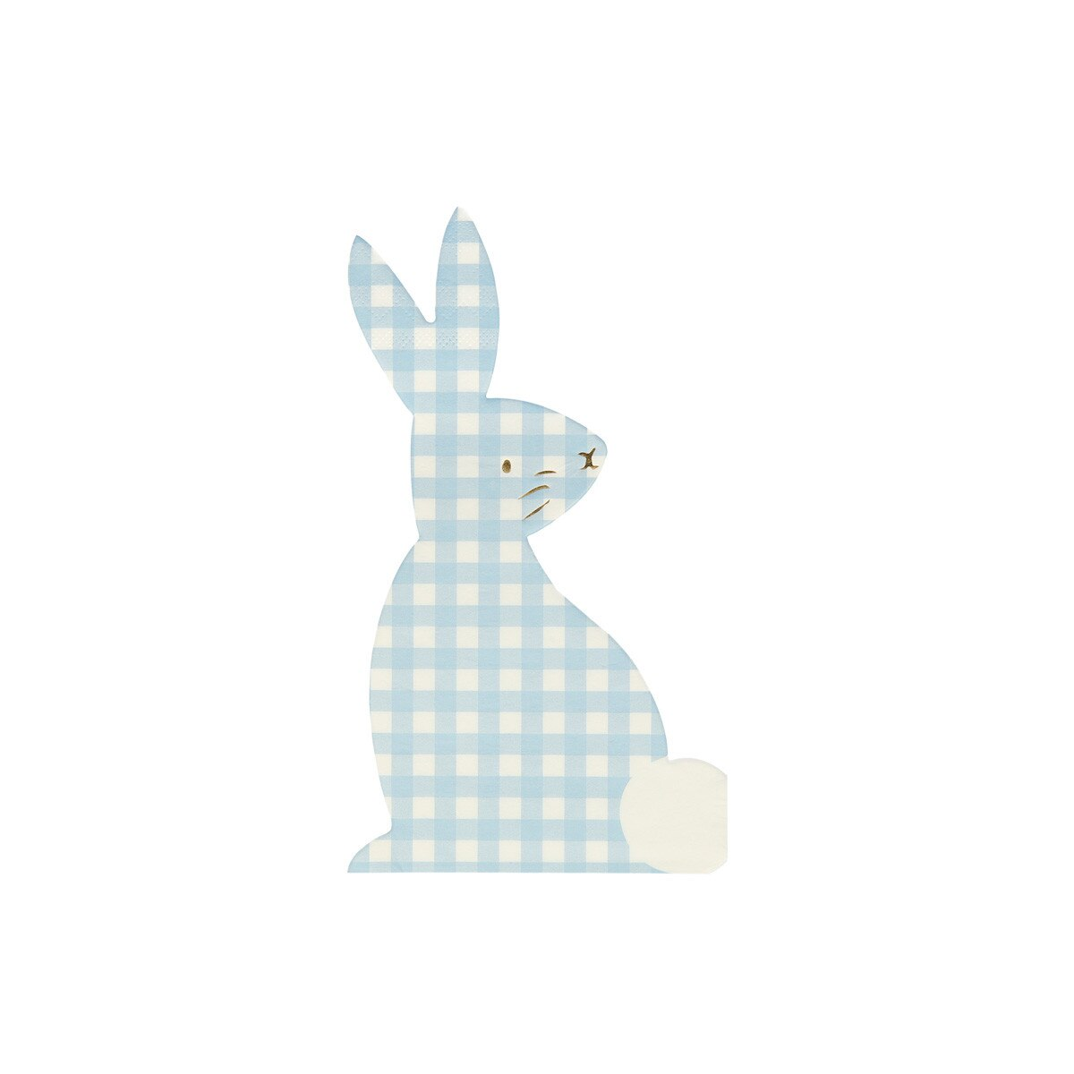 Assorted Gingham Bunny Napkins