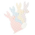 Assorted Gingham Bunny Napkins