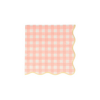 Pastel Gingham Napkins - 2 Sizes