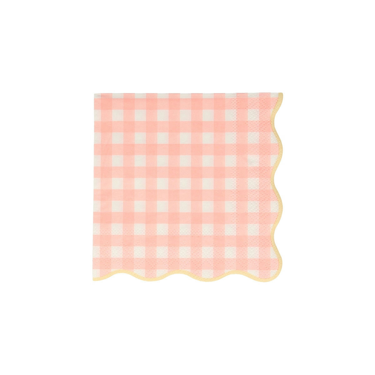Pastel Gingham Napkins - 2 Sizes
