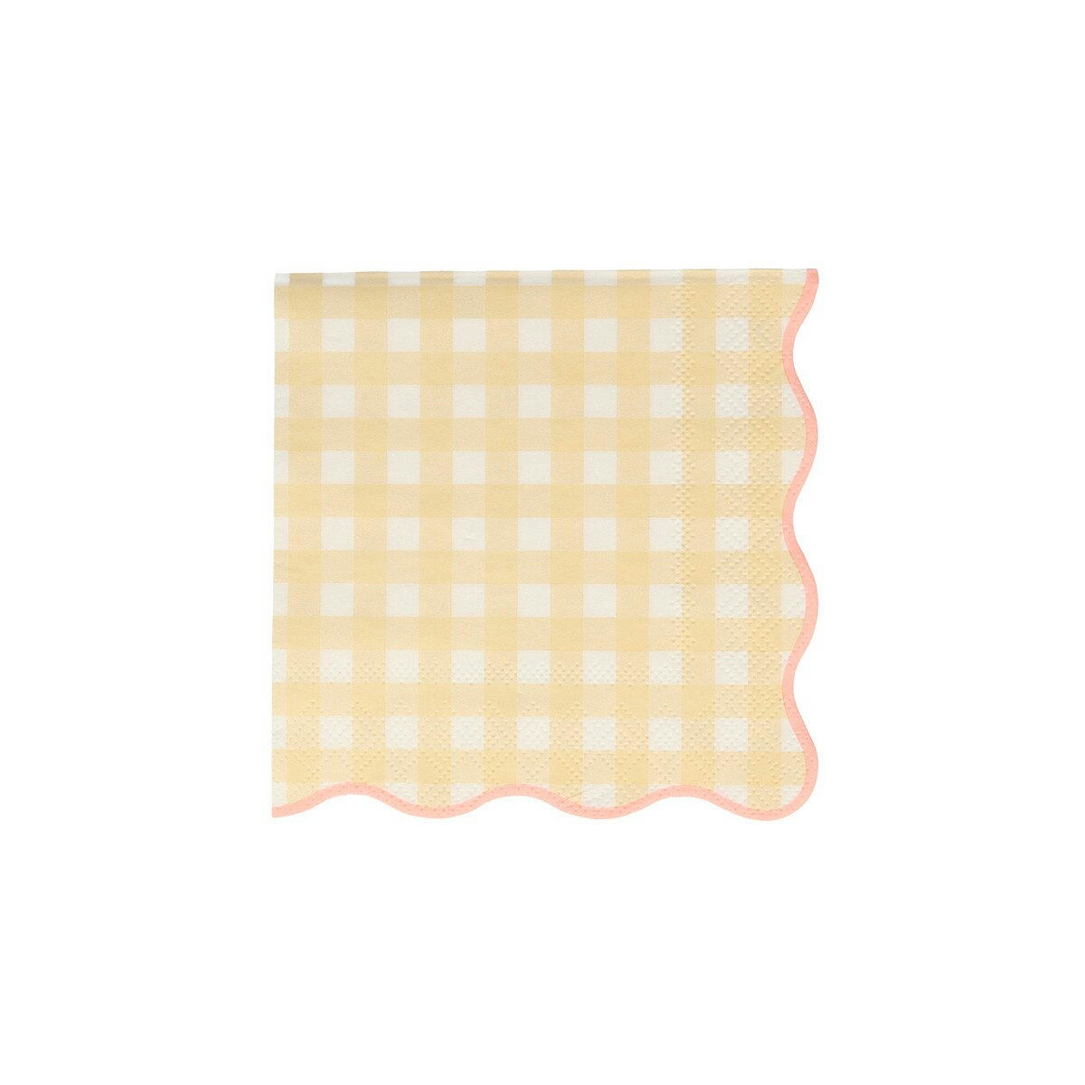 Pastel Gingham Napkins - 2 Sizes