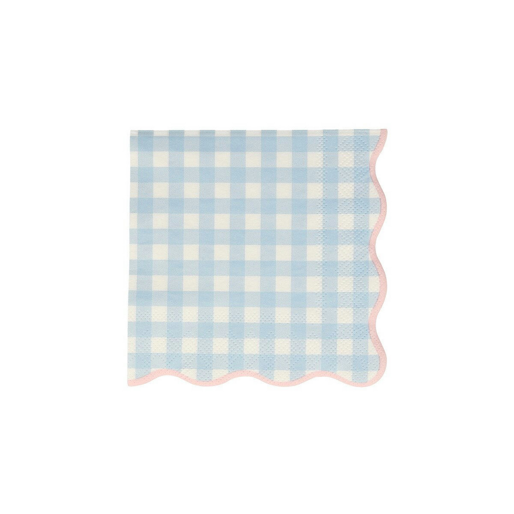 Pastel Gingham Napkins - 2 Sizes