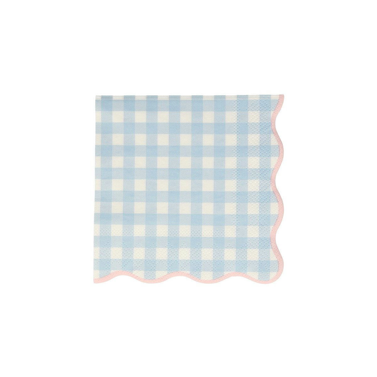 Pastel Gingham Napkins - 2 Sizes