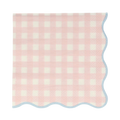 Pastel Gingham Napkins - 2 Sizes