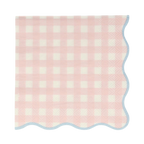 Pastel Gingham Napkins - 2 Sizes