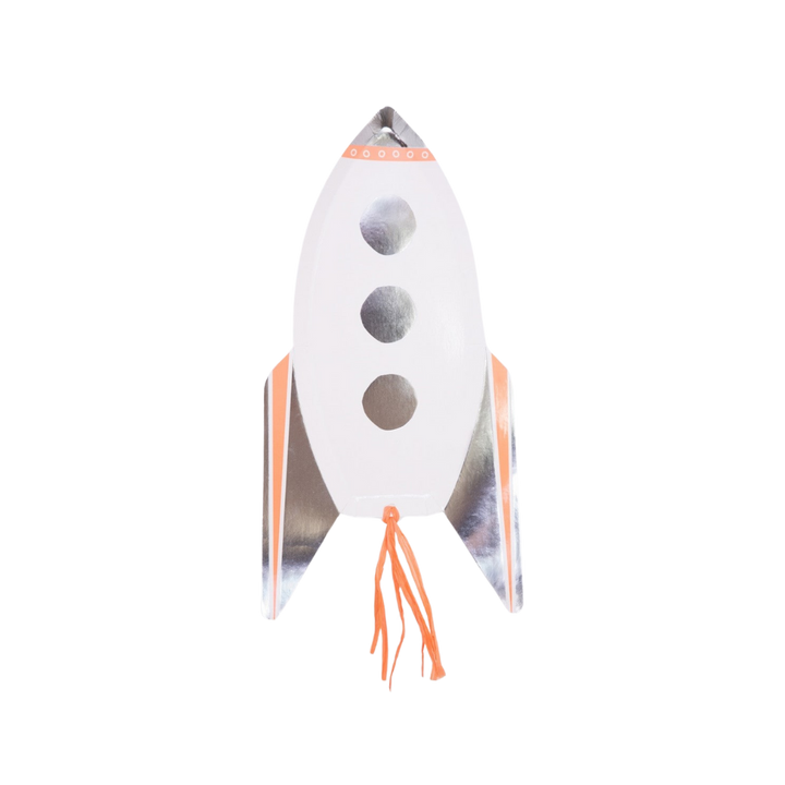 White Rocket Dinner Plates