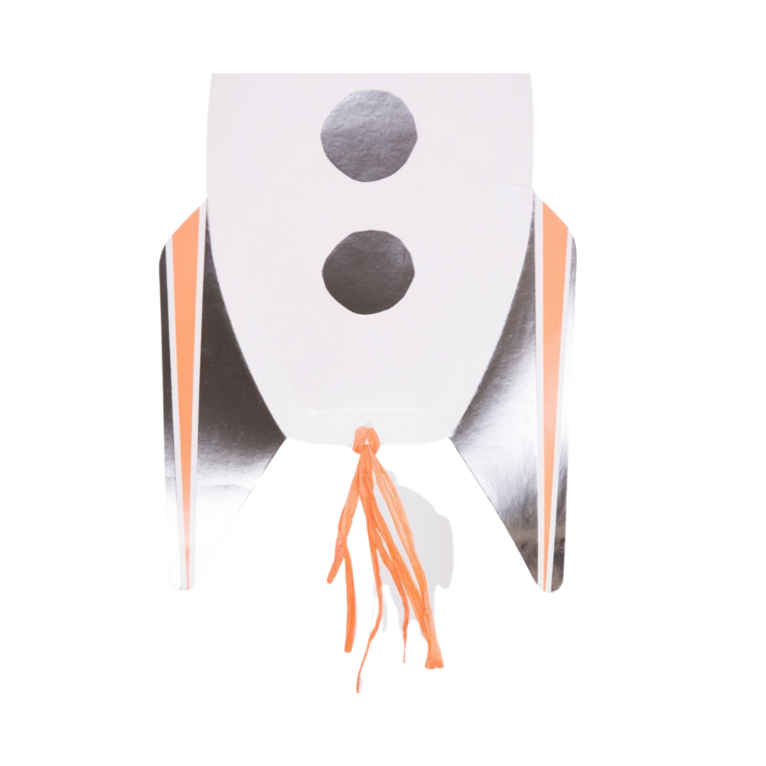 White Rocket Dinner Plates