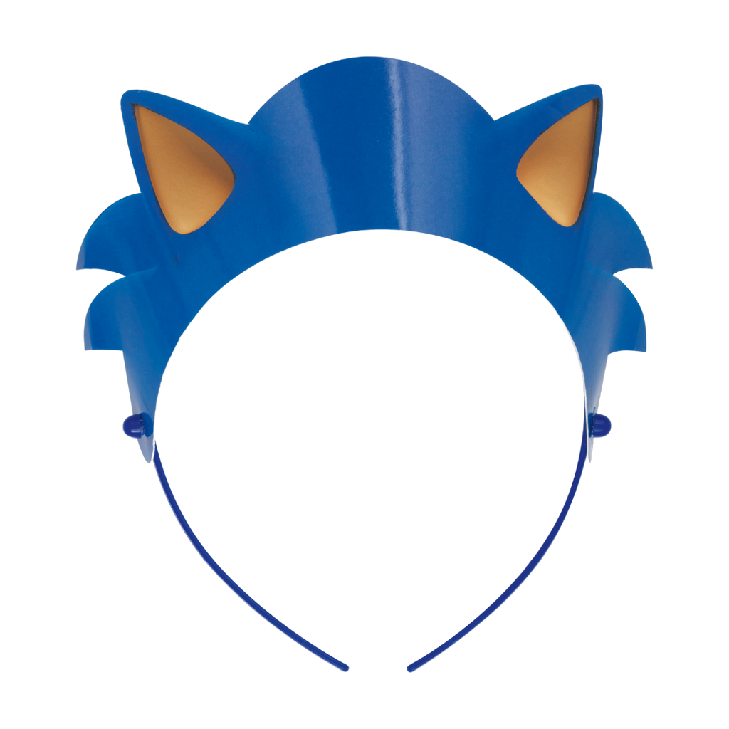 Blue character headband with spiked ears for birthday theme from Parte Haus party supply store in Bethesda Maryland