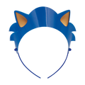 Blue character headband with spiked ears for birthday theme from Parte Haus party supply store in Bethesda Maryland