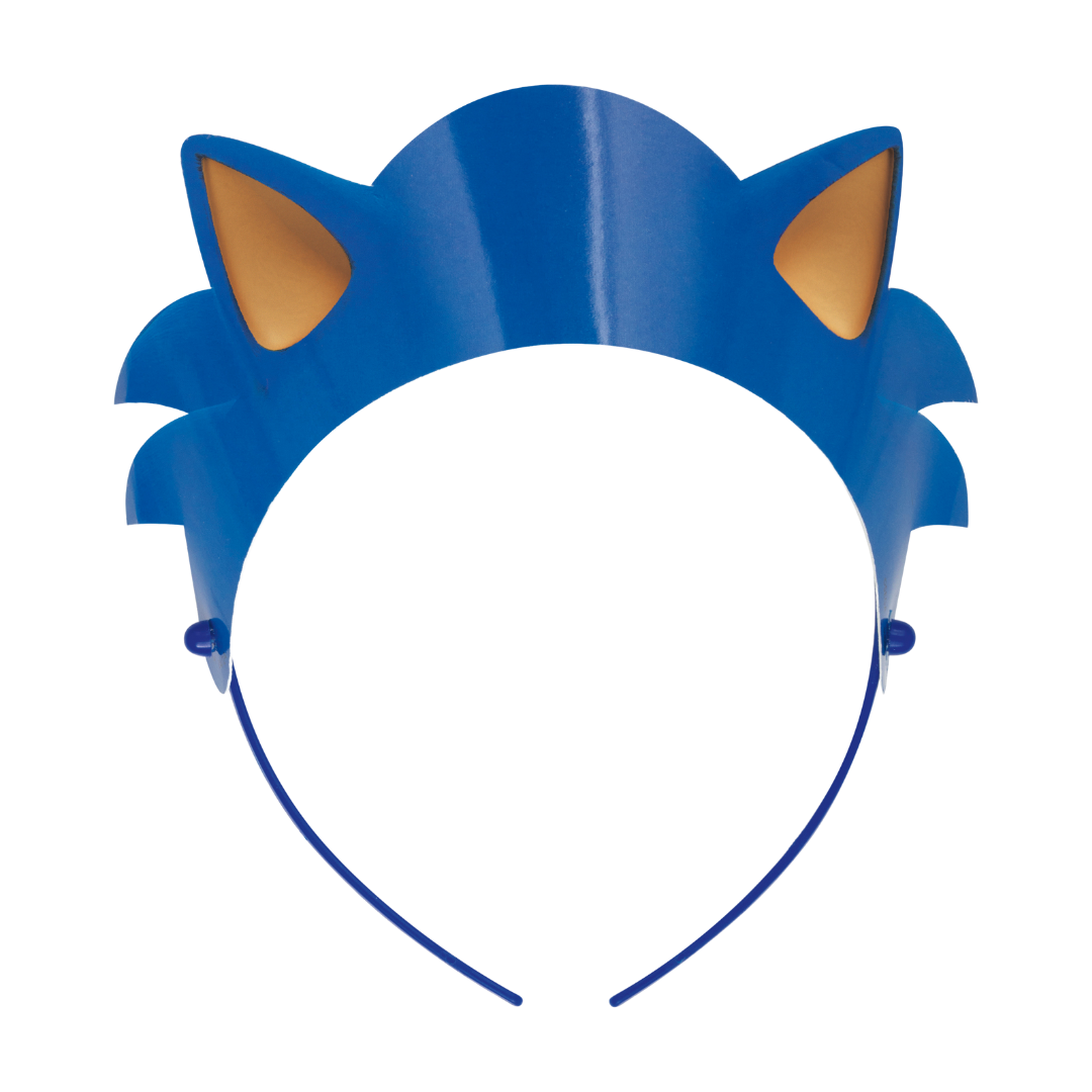 Blue character headband with spiked ears for birthday theme from Parte Haus party supply store in Bethesda Maryland