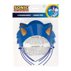 Blue Sonic the Hedgehog headbands with character ears for birthday theme from Parte Haus party supply store in Bethesda MD