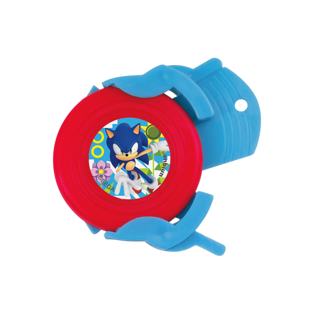 Red and blue Sonic the Hedgehog noise maker for kids birthday from Parte Haus party supply store in Bethesda MD