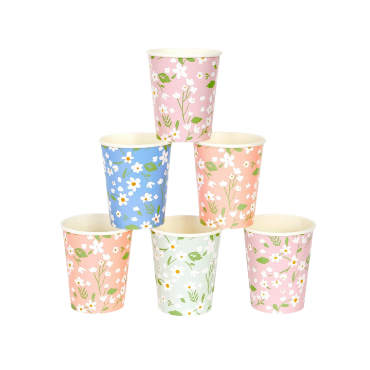 Ditsy Floral Cups