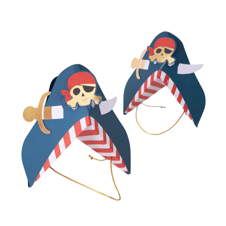 Pirate Party Hats - 8pk