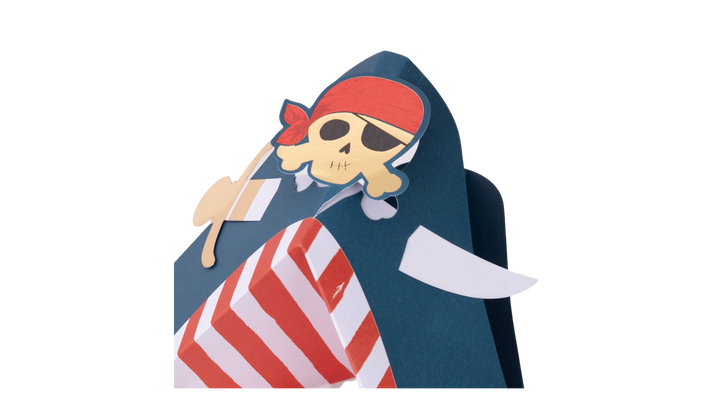 Blue Pirate Party Hats