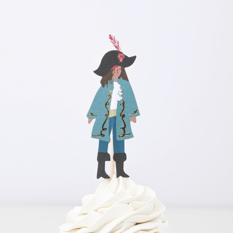 Multicolor Pirate Ship Cupcake kit