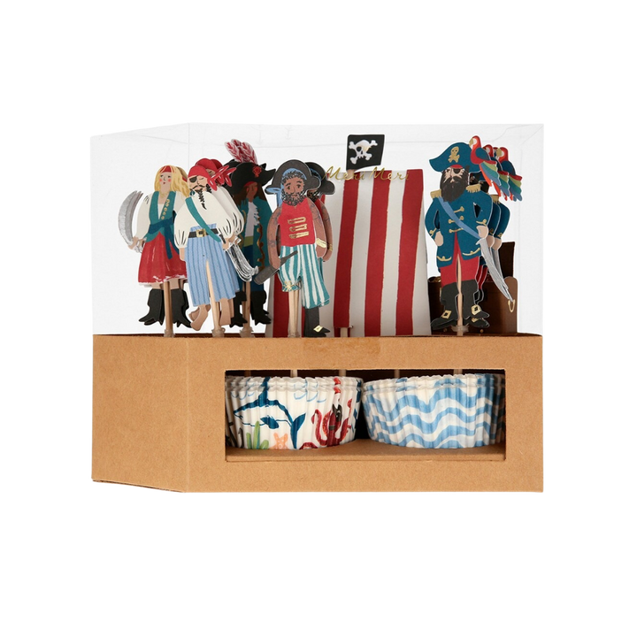 Pirate Ship Cupcake kit