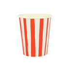Assorted Striped Cups