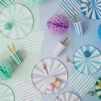 Assorted Striped Cups