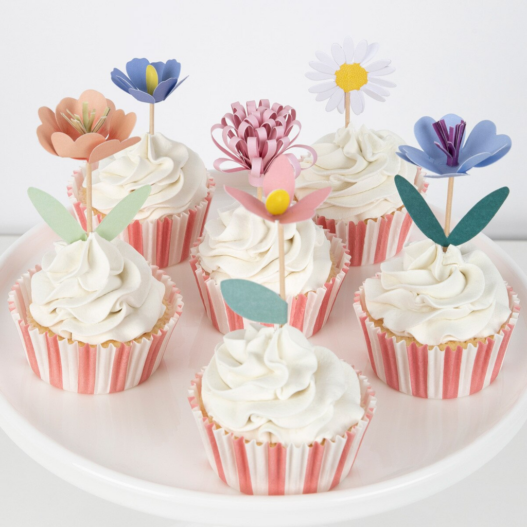 Assorted Flower Garden Cupcake Kit
