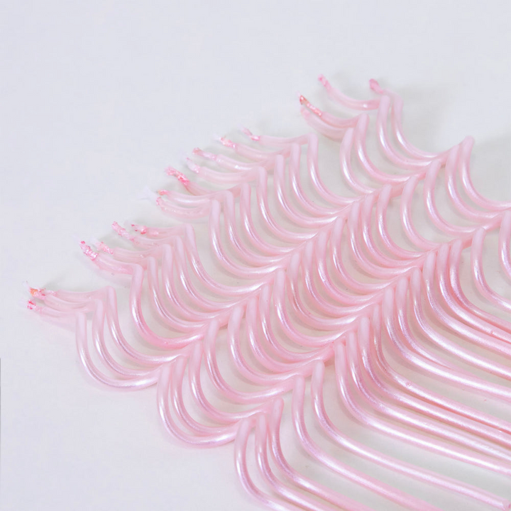 Pink Swirly Candles