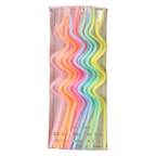 Pastel Swirly Candle Set