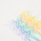 Pastel Swirly Candle Set