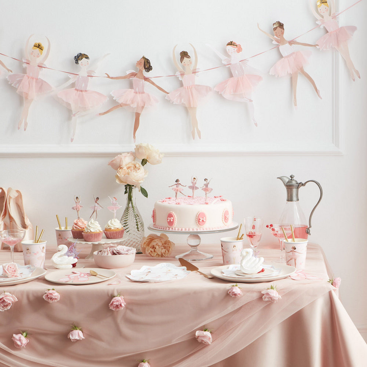 Pink Ballerina Themed Party Garland