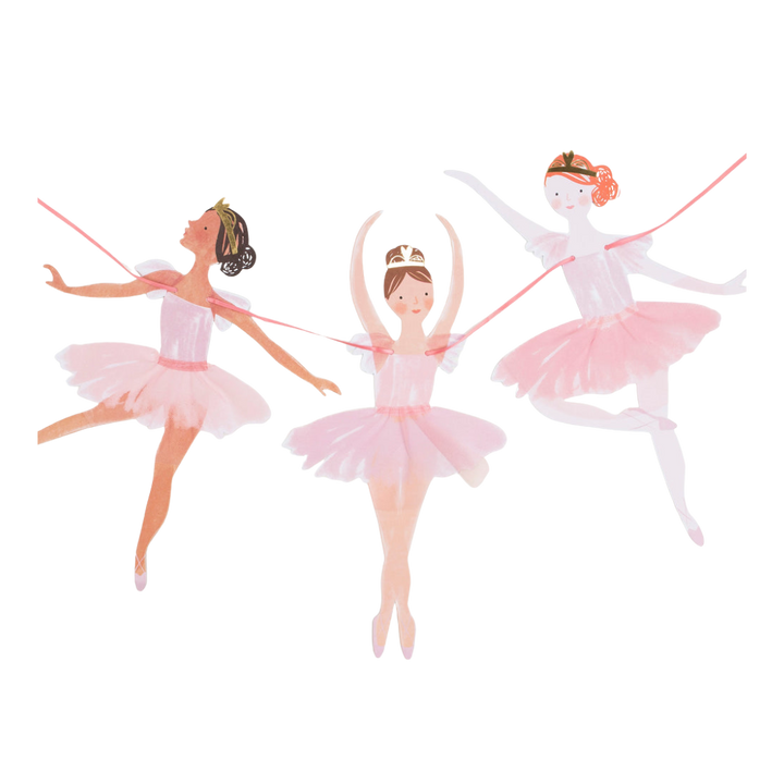 Pink Ballerina Themed Party Garland