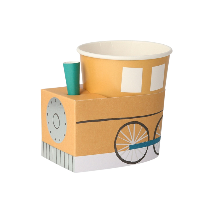 Assorted Color Train Cups