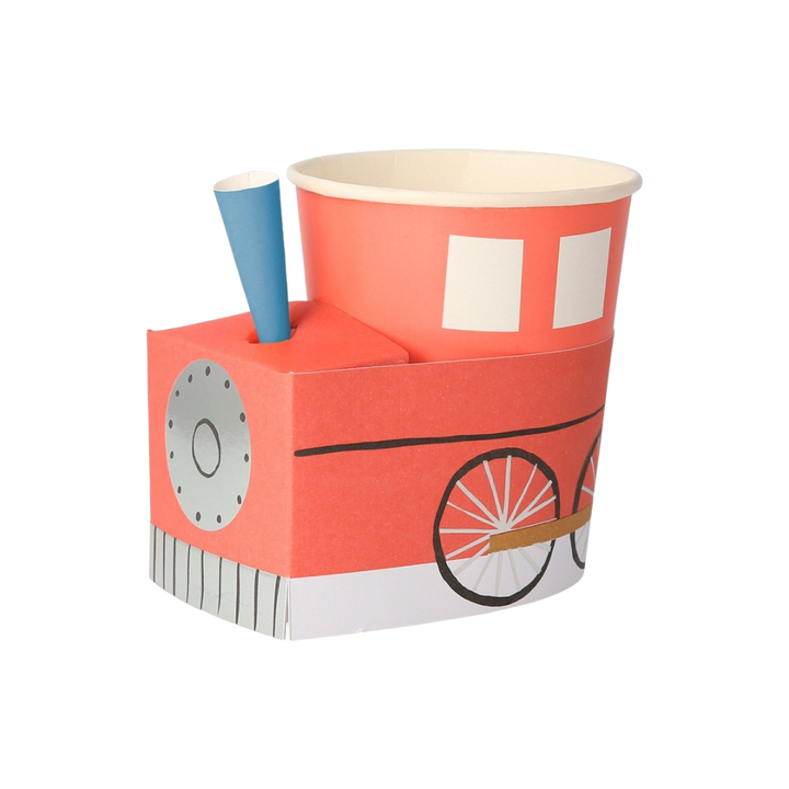 Assorted Color Train Cups