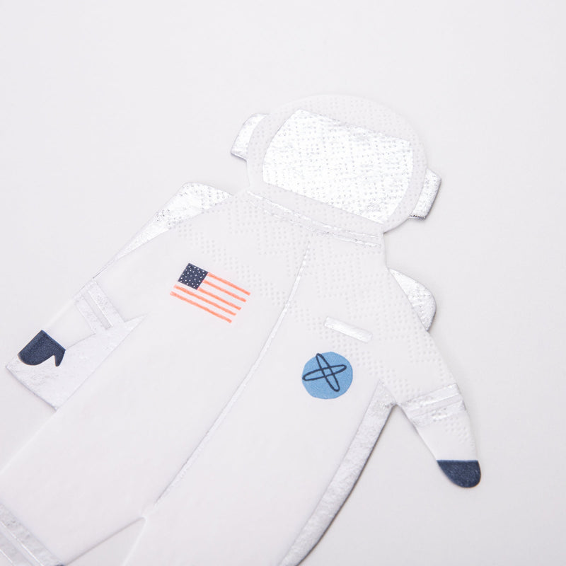 White Astronaut Napkins