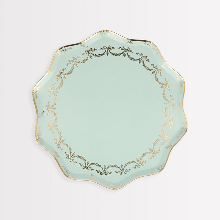 Multicolor Wavy Paris Dessert Plates